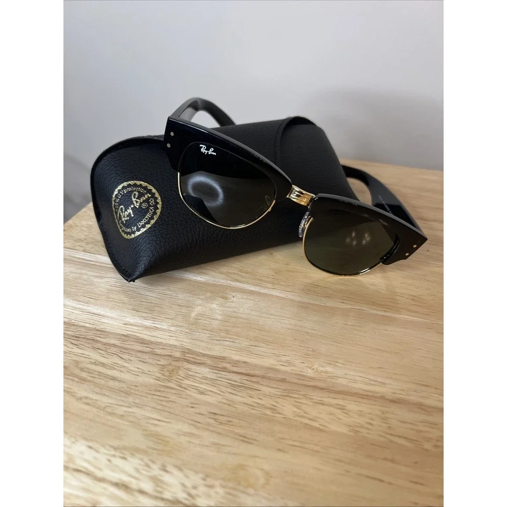 RAY BAN RB0316S‎ MEGA CLUBMASTER  901/31 50-21/ 145 UNISEX SUNGLASSES ( MINT)